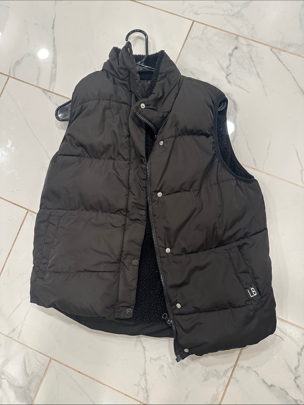 Little Bipsy Black Puffer Vest